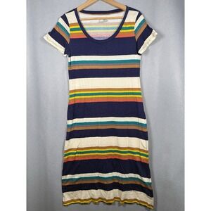 Anthropologie Saturday Sunday T-Shirt Dress Nautical Striped Preppy